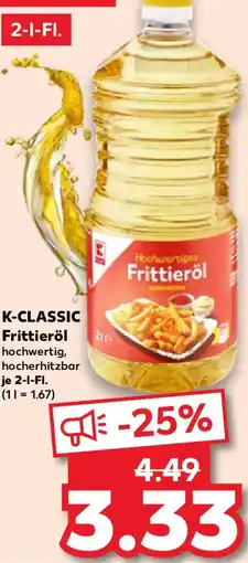 Kaufland K-CLASSIC Frittieröl Angebot