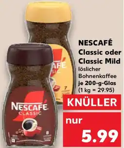 Kaufland NESCAFE Classic oder Classic Mild Angebot
