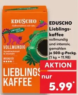 Kaufland EDUSCHO Lieblingskaffee Angebot