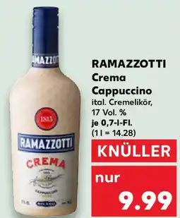 Kaufland RAMAZZOTTI Crema Cappuccino Angebot
