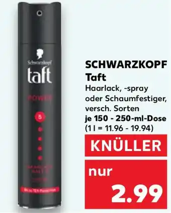 Kaufland SCHWARZKOPF Taft Angebot