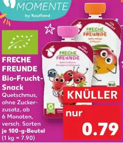 Kaufland FRECHE FREUNDE Bio-Frucht- Snack Angebot