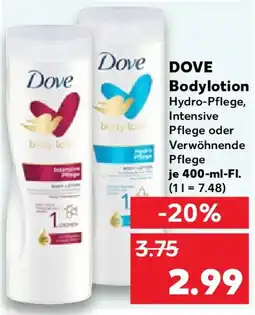 Kaufland DOVE Bodylotion Angebot
