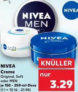 Kaufland NIVEA Creme Angebot
