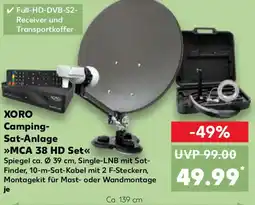 Kaufland XORO Camping- Sat-Anlage MCA 38 HD Set Angebot
