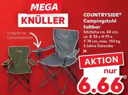 Kaufland COUNTRYSIDE Campingstuhl faltbar Angebot