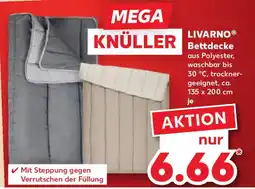 Kaufland LIVARNO Bettdecke Angebot