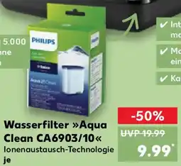 Kaufland PHILIPS Wasserfilter Aqua Clean CA6903/10 Angebot