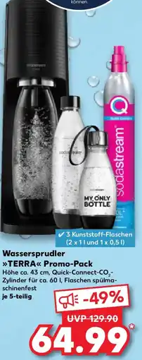 Kaufland Sodastream Wassersprudler TERRA Promo-Pack Angebot