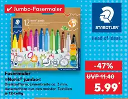 Kaufland STAEDTLER Fasermaler Noris jumbo Angebot