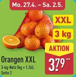 Aldi Nord Orangen XXL Angebot