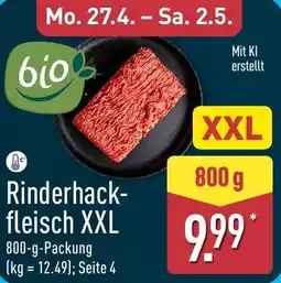 Aldi Nord Rinderhack fleisch XXL Angebot