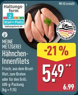 Aldi Nord METZGEREI Hähnchen- Innenfilets Angebot