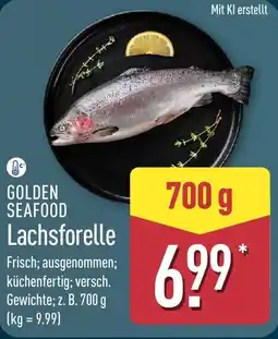 Aldi Nord GOLDEN SEAFOOD Lachsforelle Angebot