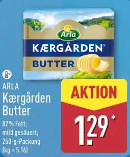 Aldi Nord ARLA Kærgården Butter Angebot