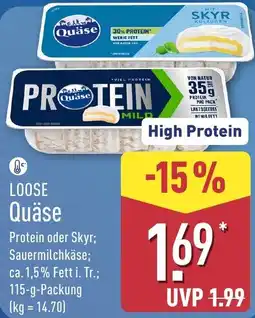 Aldi Nord LOOSE Quäse Angebot