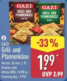 Aldi Nord GAZI Grill- und Pfannenkäse Angebot