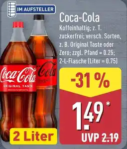 Aldi Nord Coca-Cola Angebot