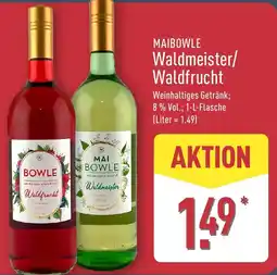 Aldi Nord MAIBOWLE Waldmeister/ Waldfrucht Angebot