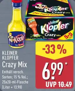 Aldi Nord KLEINER KLOPFER Crazy Mix Angebot