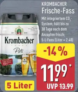 Aldi Nord KROMBACHER Frische-Fass Angebot