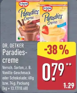 Aldi Nord DR. OETKER Paradiescreme Angebot