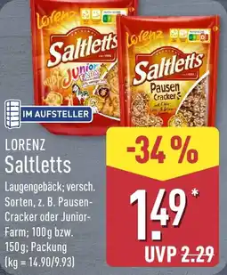 Aldi Nord LORENZ Saltletts Angebot