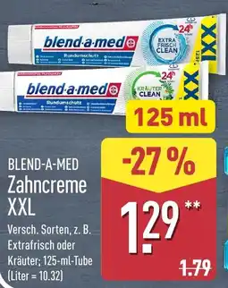 Aldi Nord BLEND-A-MED Zahncreme XXL Angebot