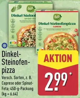 Aldi Nord Bio Dinkel- Steinofen pizza Angebot