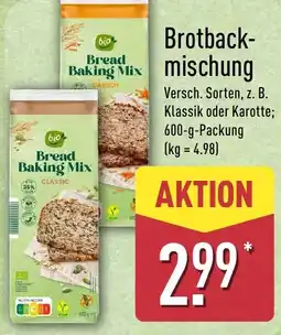 Aldi Nord Bio Brotbackmischung Angebot