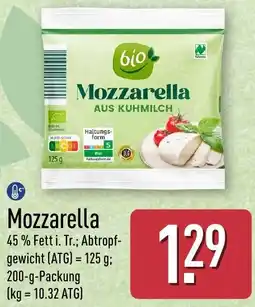 Aldi Nord Bio Mozzarella Angebot