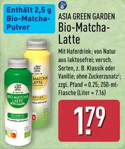 Aldi Nord ASIA GREEN GARDEN Bio-Matcha- Latte Angebot