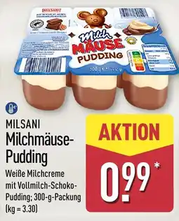 Aldi Nord MILSANI Milchmäuse- Pudding Angebot