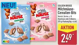Aldi Nord GOLDEN BRIDGE Milchmäuse- Cerealien-Bits Angebot