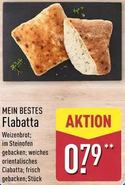 Aldi Nord MEIN BESTES Flabatta Angebot