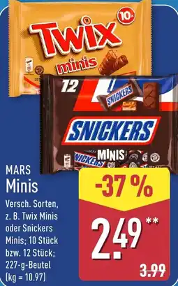 Aldi Nord MARS Minis Angebot
