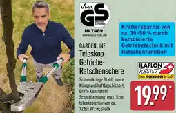 Aldi Nord GARDENLINE Teleskop Getriebe Ratschenschere Angebot
