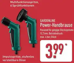 Aldi Nord GARDENLINE Power-Handbrause Angebot