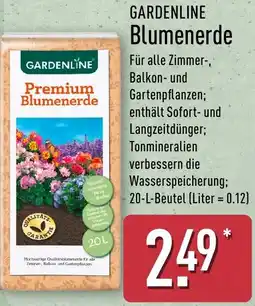 Aldi Nord GARDENLINE Blumenerde Angebot