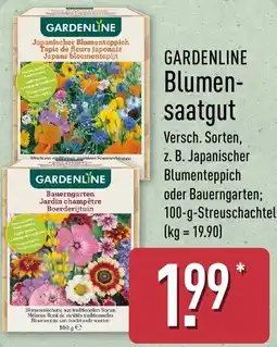 Aldi Nord GARDENLINE Blumensaatgut Angebot