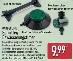 Aldi Nord GARDENLINE Sprinkler/ Bewässerungstimer Angebot