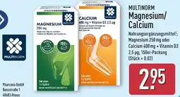 Aldi Nord MULTINORM Magnesium/ Calcium Angebot