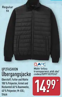 Aldi Nord UP2FASHION Übergangsjacke Angebot