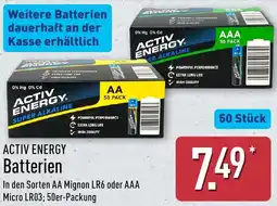 Aldi Nord ACTIV ENERGY Batterien Angebot