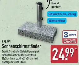 Aldi Nord BELAVI Sonnenschirmständer Angebot