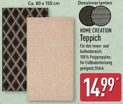 Aldi Nord HOME CREATION Teppich Angebot