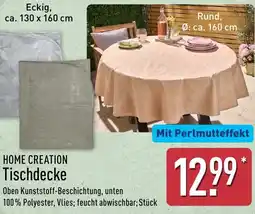Aldi Nord HOME CREATION Tischdecke Angebot