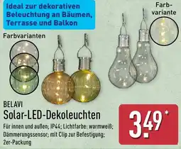 Aldi Nord BELAVI Solar-LED-Dekoleuchten Angebot