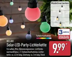 Aldi Nord BELAVI Solar-LED-Party-Lichterkette Angebot