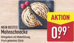 Aldi Nord MEIN BESTES Mohnschnecke Angebot